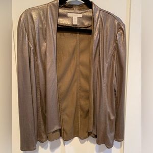 Shimmery bronze Chicos jacket